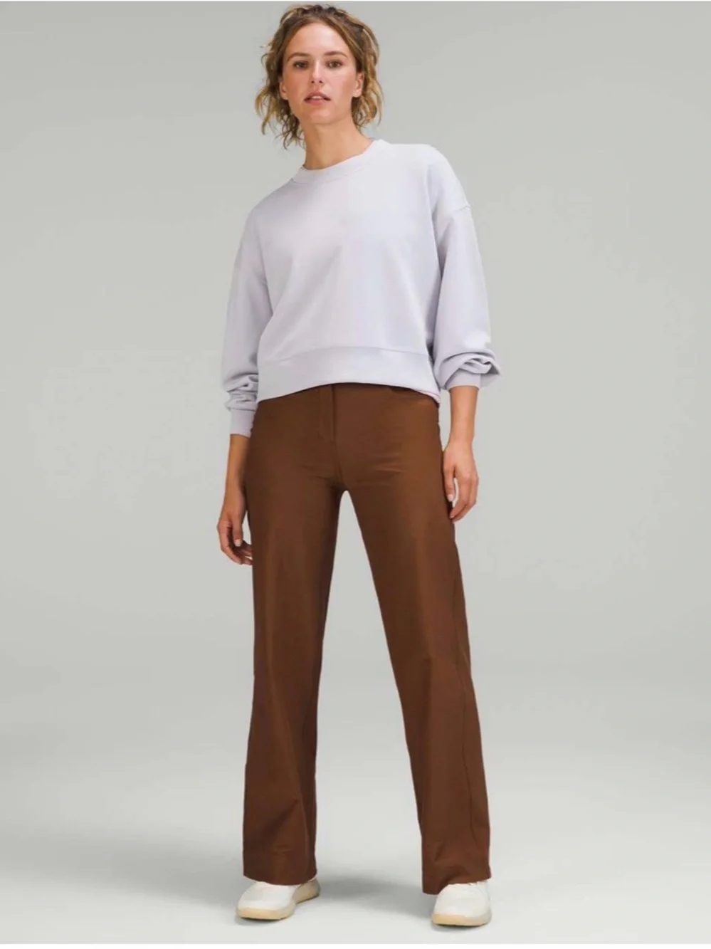 Lululemon City Sleek 5 Pocket Wide-Leg High-Rise Pant *Light Utilitech RST BRN